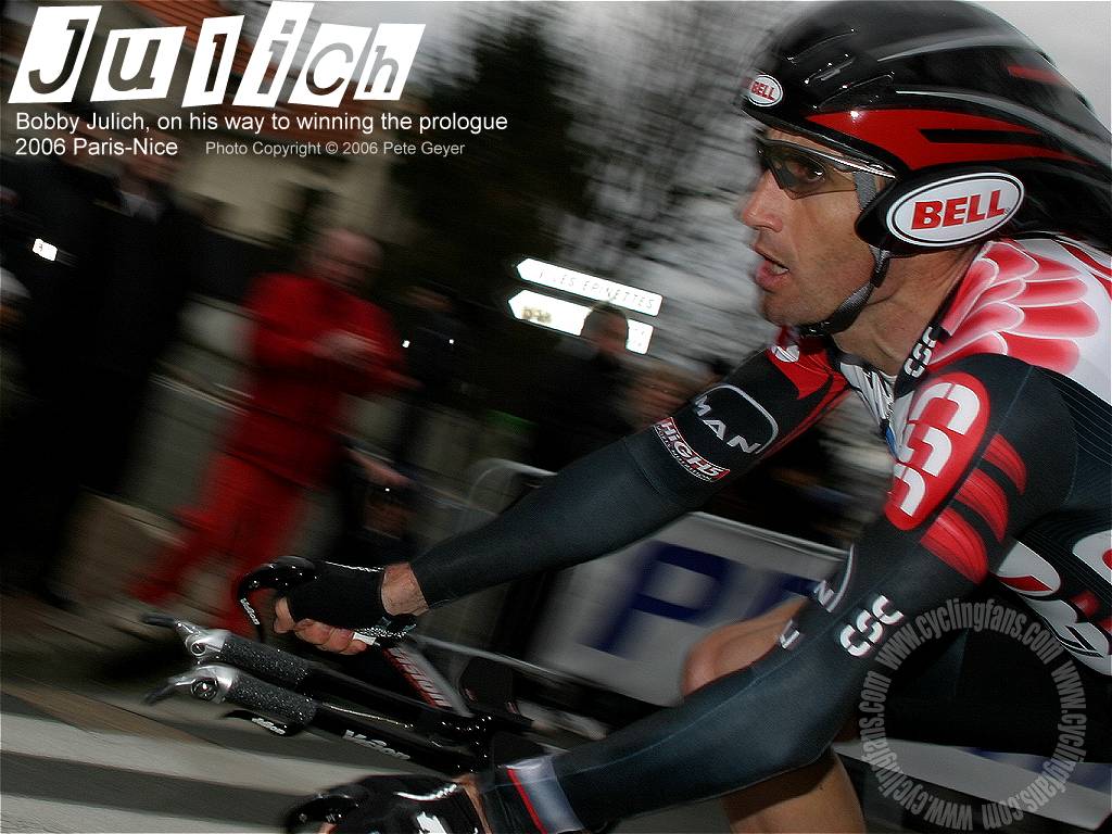 2006 Bobby Julich CSC Paris-Nice prologue wallpaper